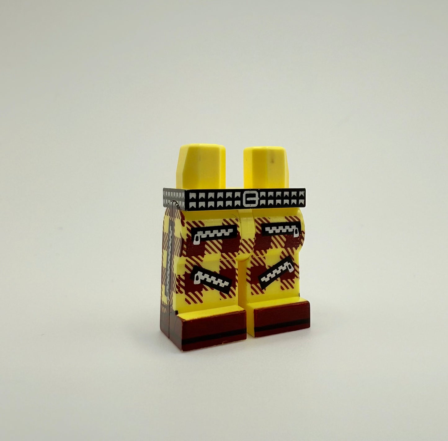 Plaid Pants - Bright Light Yellow