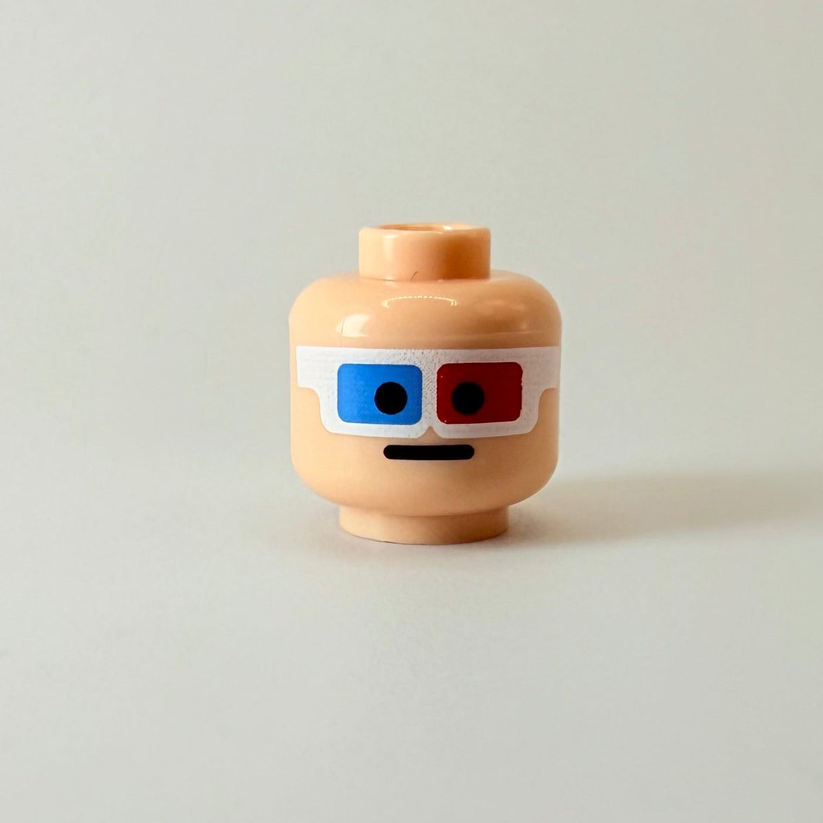 3d Glasses Head - Light Nougat