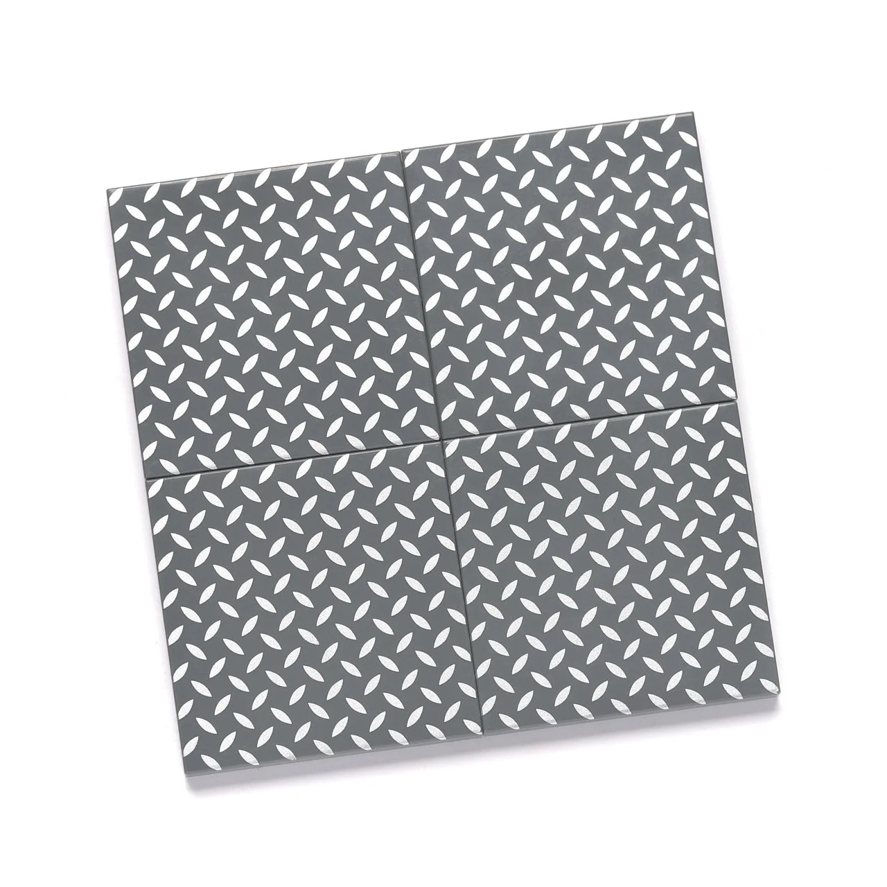 Diamond Tile Plate - 4x4 Dark Bluish Grey