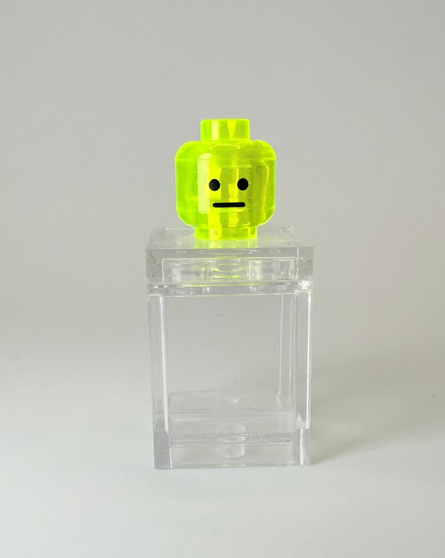 Tiny Neutral Head - Trans Neon Yellow