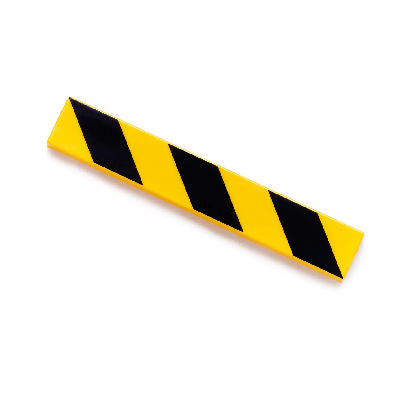 1x6 Barricade Tile Yellow/Black