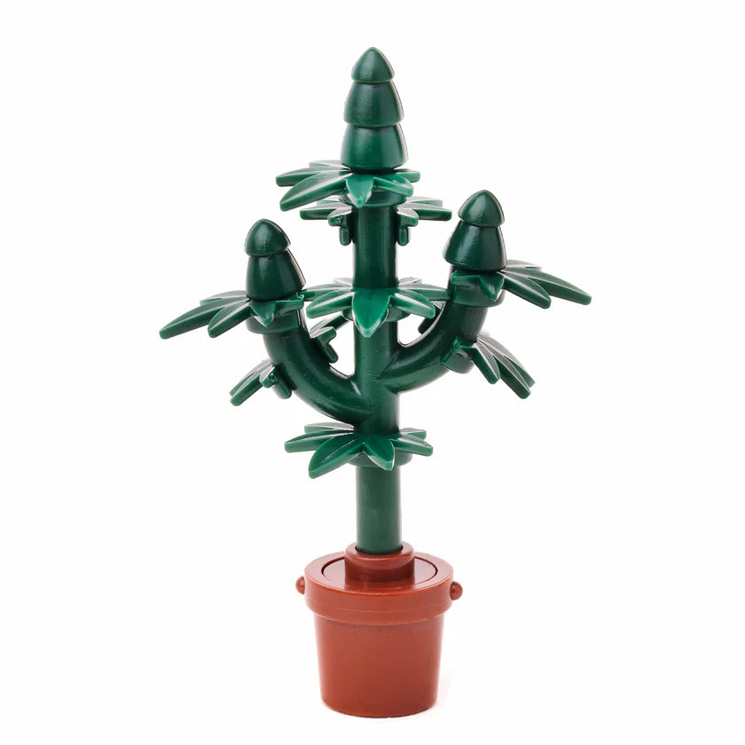 Fake Toy Marijuana Plant - Dark Green