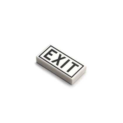 Exit Tile- White
