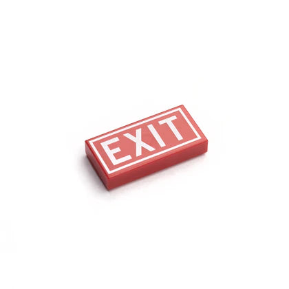 Exit Tile- Red