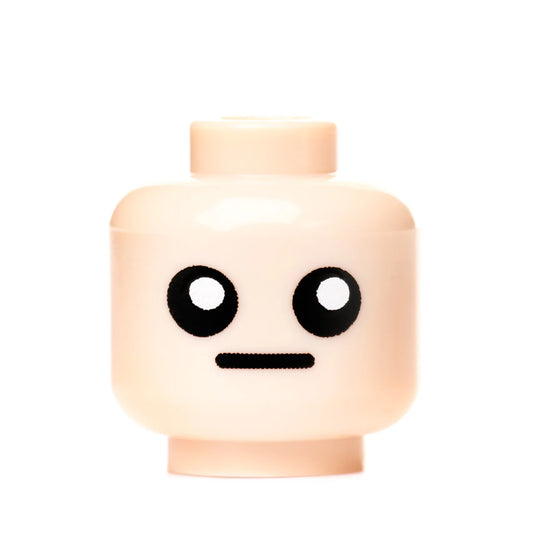 Dilated Eyes Head - Light Nougat