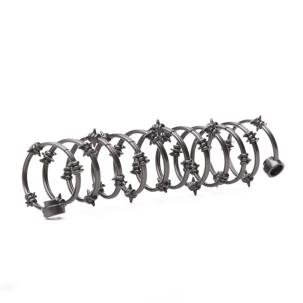 Barbed Wire Concertina Wire - Gunmetal