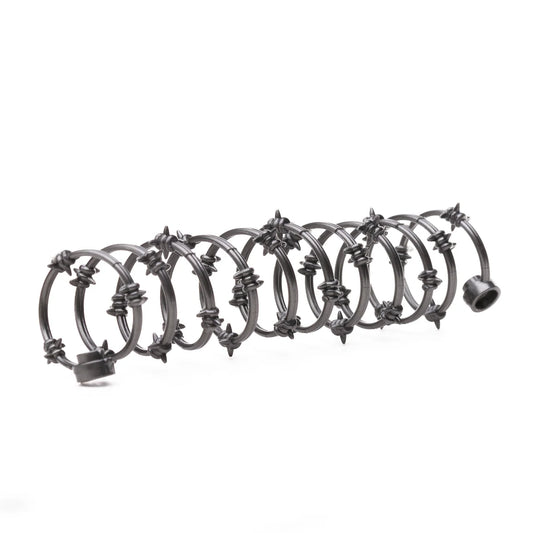 Barbed Wire Concertina Wire - Gunmetal