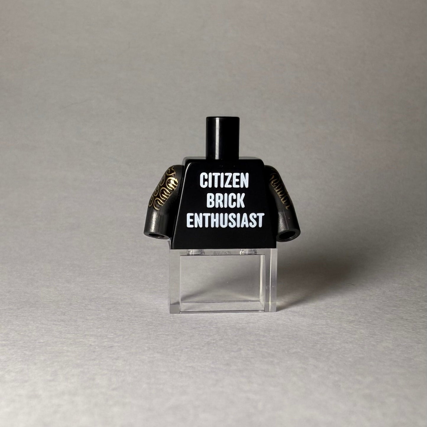 Citizen Brick Enthusiast Torso - Black w/chainmail Arms