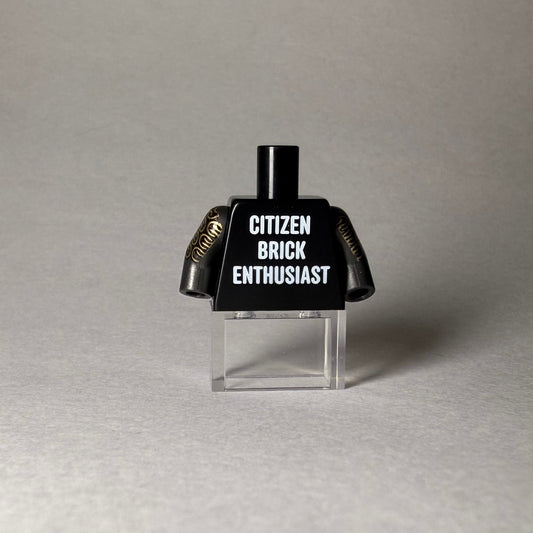 Citizen Brick Enthusiast Torso - Black w/chainmail Arms