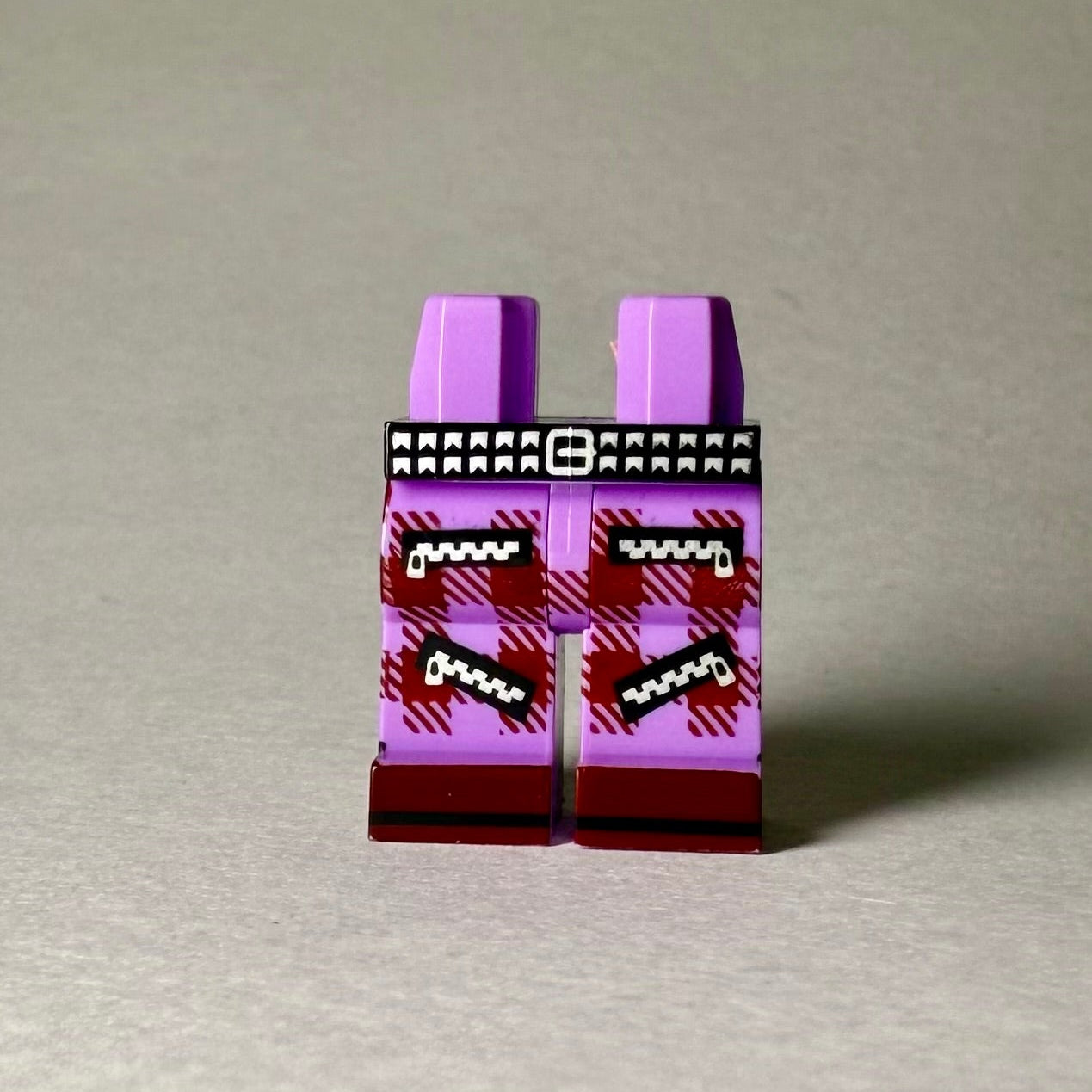 Plaid Pants - Medium Lavender