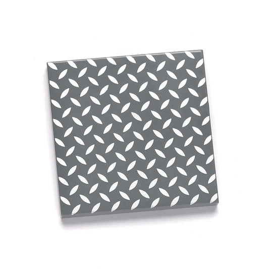 Diamond Tile Plate - 4x4 Dark Bluish Grey