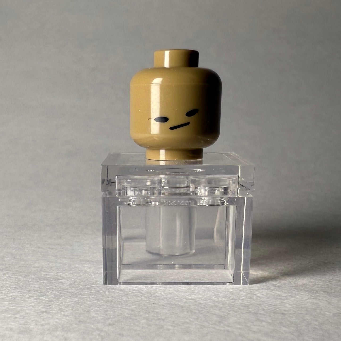 Slanty Face Head - Dark Tan