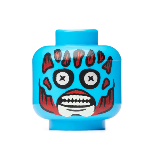 Alien Head - Dark Azure