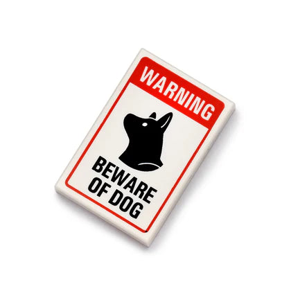 Beware Of Dog Tile