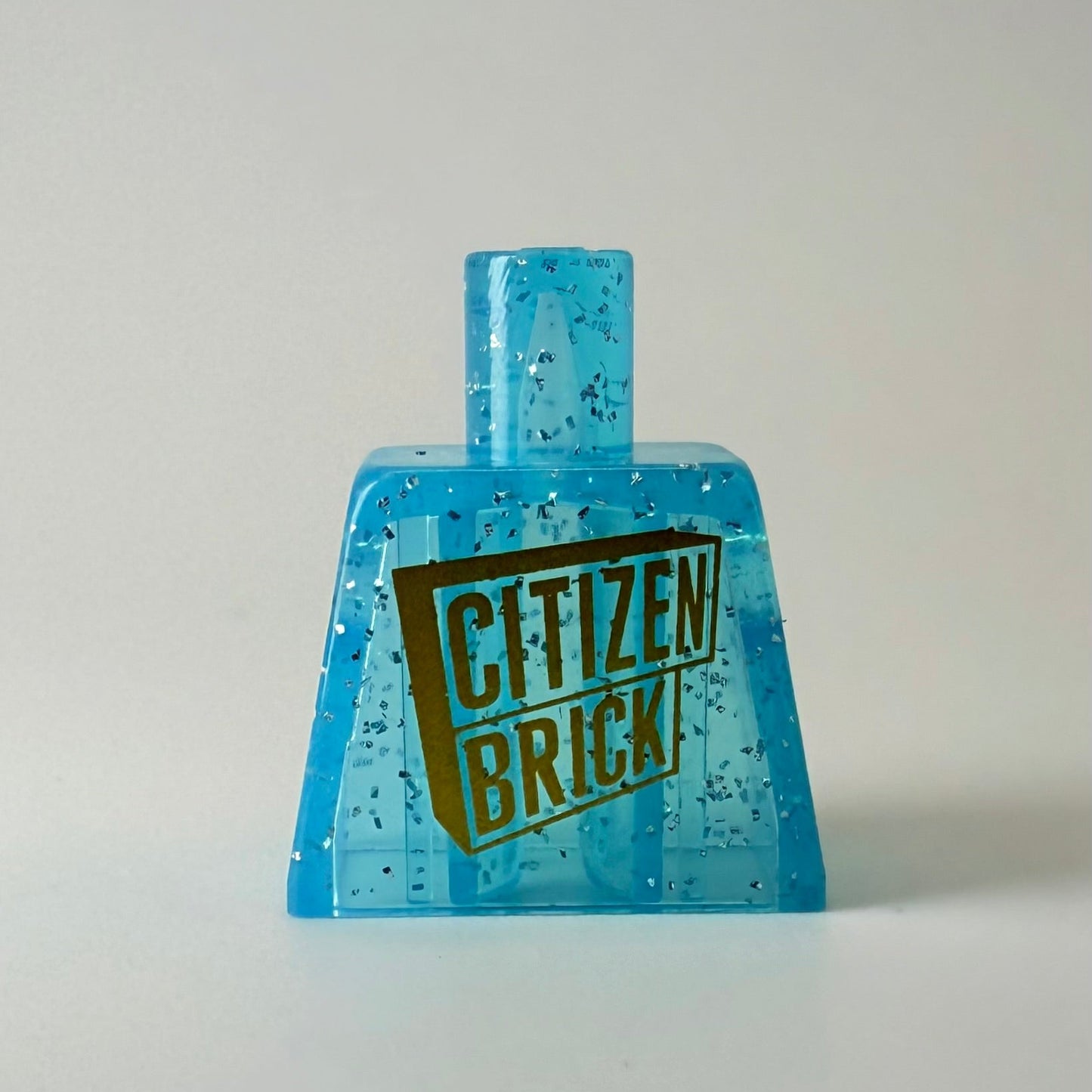 CB Logo Torso - Trans Blue Glitter