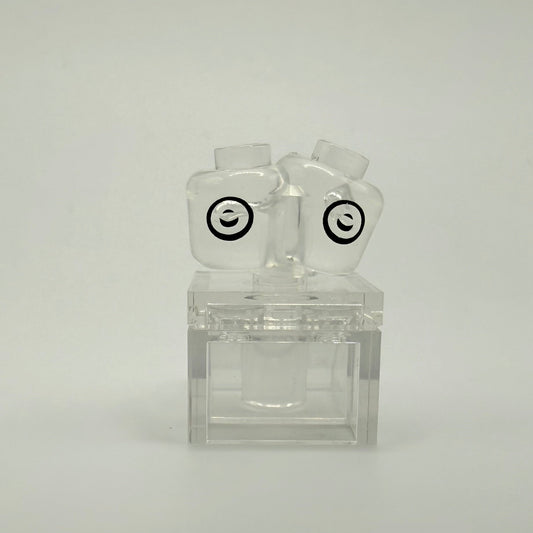 Double Nipple Head - Trans Clear