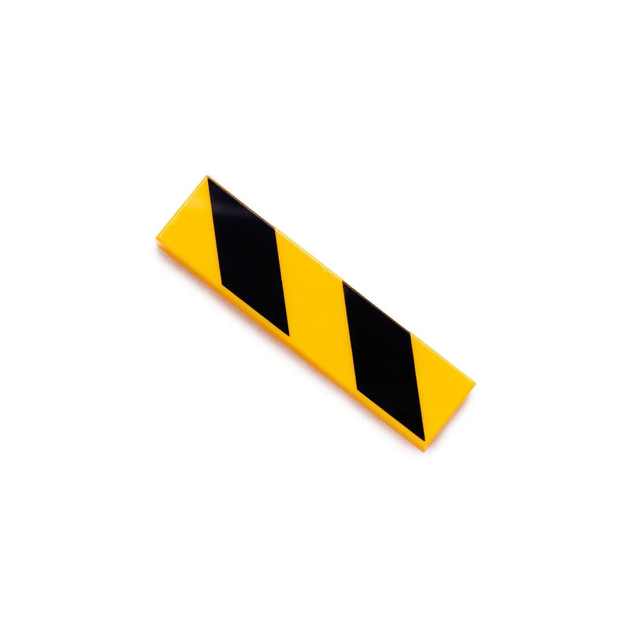 1x4 Barricade Tile Yellow/Black