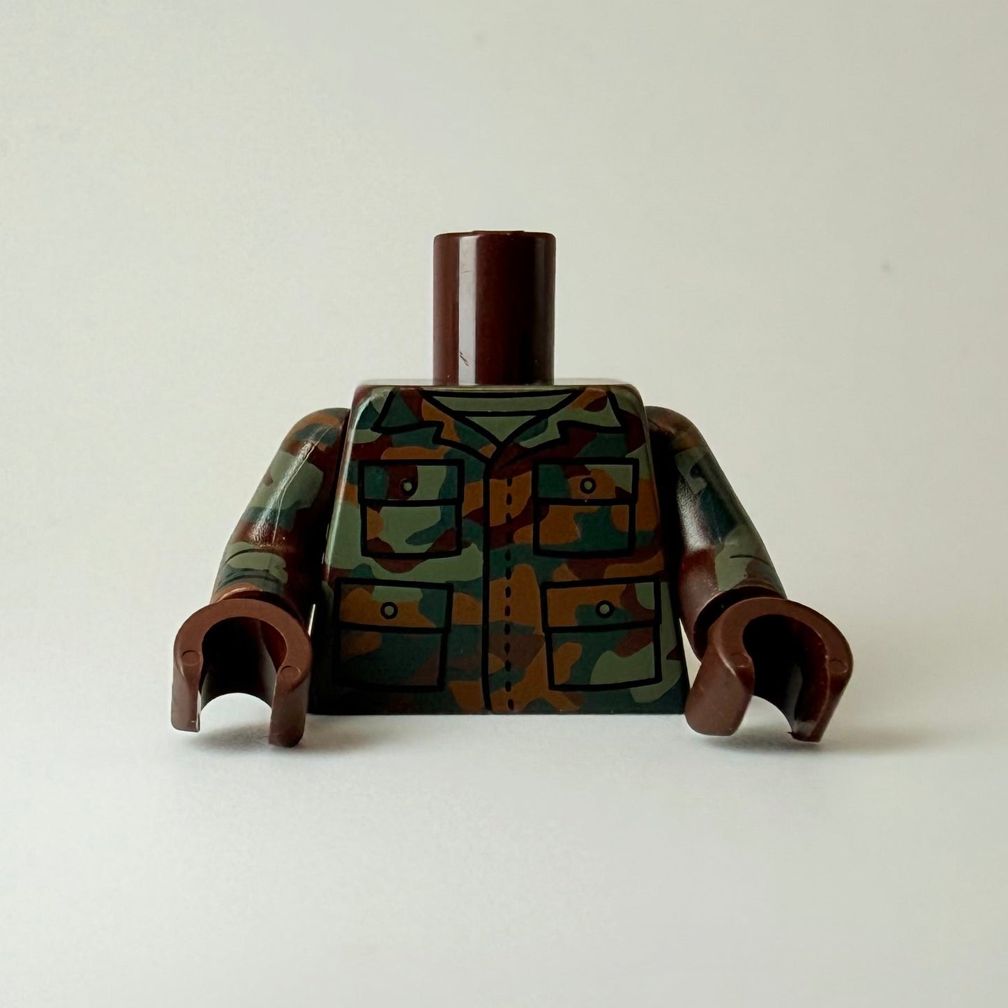 Woodland Camo Torso - Reddish Brown