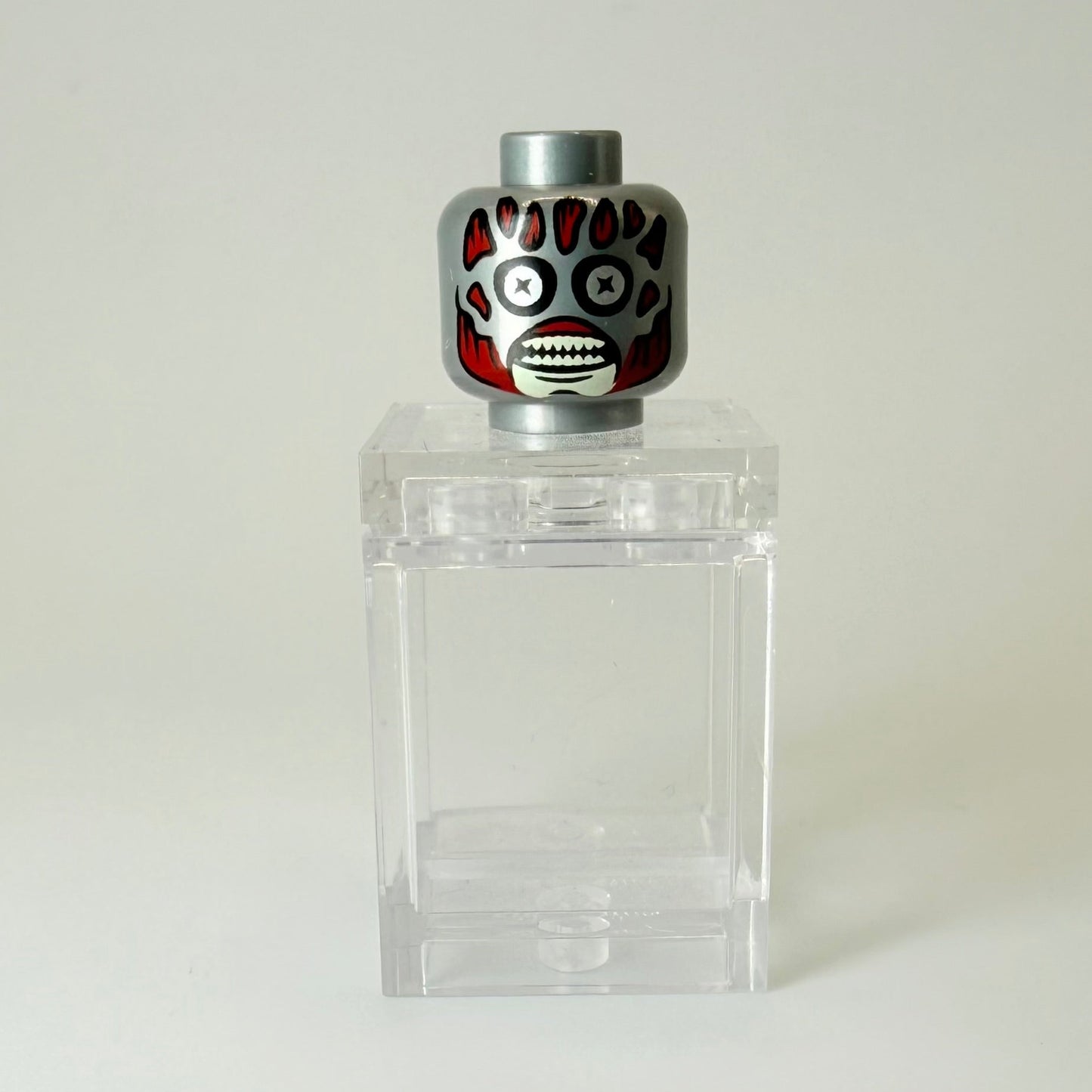 Alien Head - Flat Silver